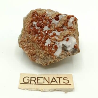 Grenat hessonite, Val d’Ala, Italie.