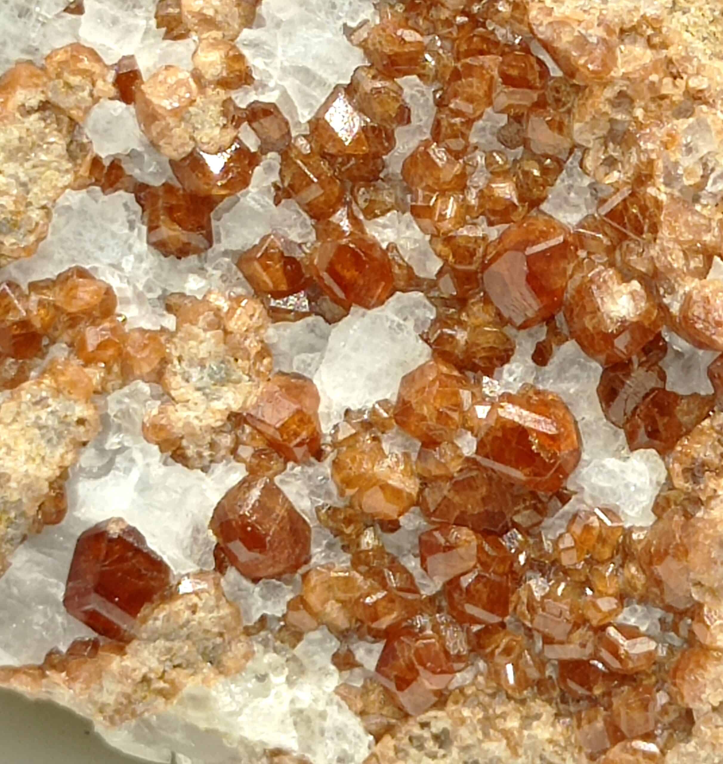 Grenat hessonite, Val d’Ala, Italie.