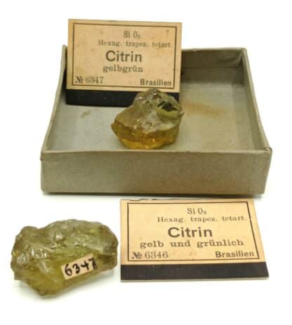 Citrin (Citrine, Quartz), Brasilien (Brésil).