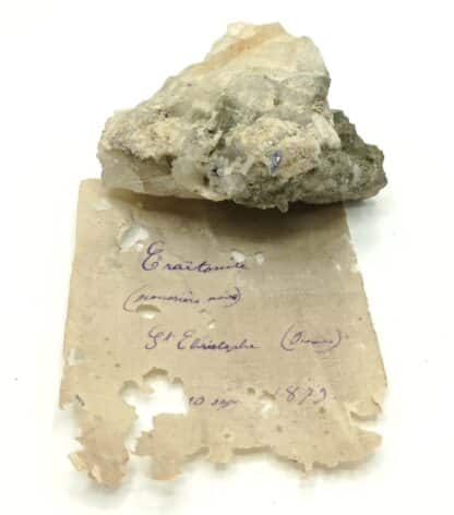 Craïtonite (Anatase), Plan du Lac, Oisans, Isère, 10 Sept. 1879.