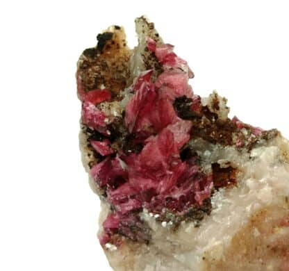 Rosélite et Wendelwilsonite, Bou Azzer, Maroc.