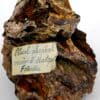 Pyromorphite, mine de Huelgoat, Finistère, Bretagne.