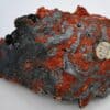 Hématite et quartz sur jaspe, Saphoz, Faucogney, Haute-Saône.