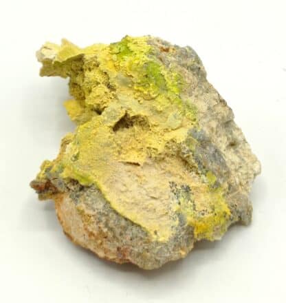 Pyromorphite jaune à verte, Nant, Millau, Aveyron.