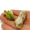 Lot de 2 Pyromorphite verte, Nant, Millau, Aveyron.