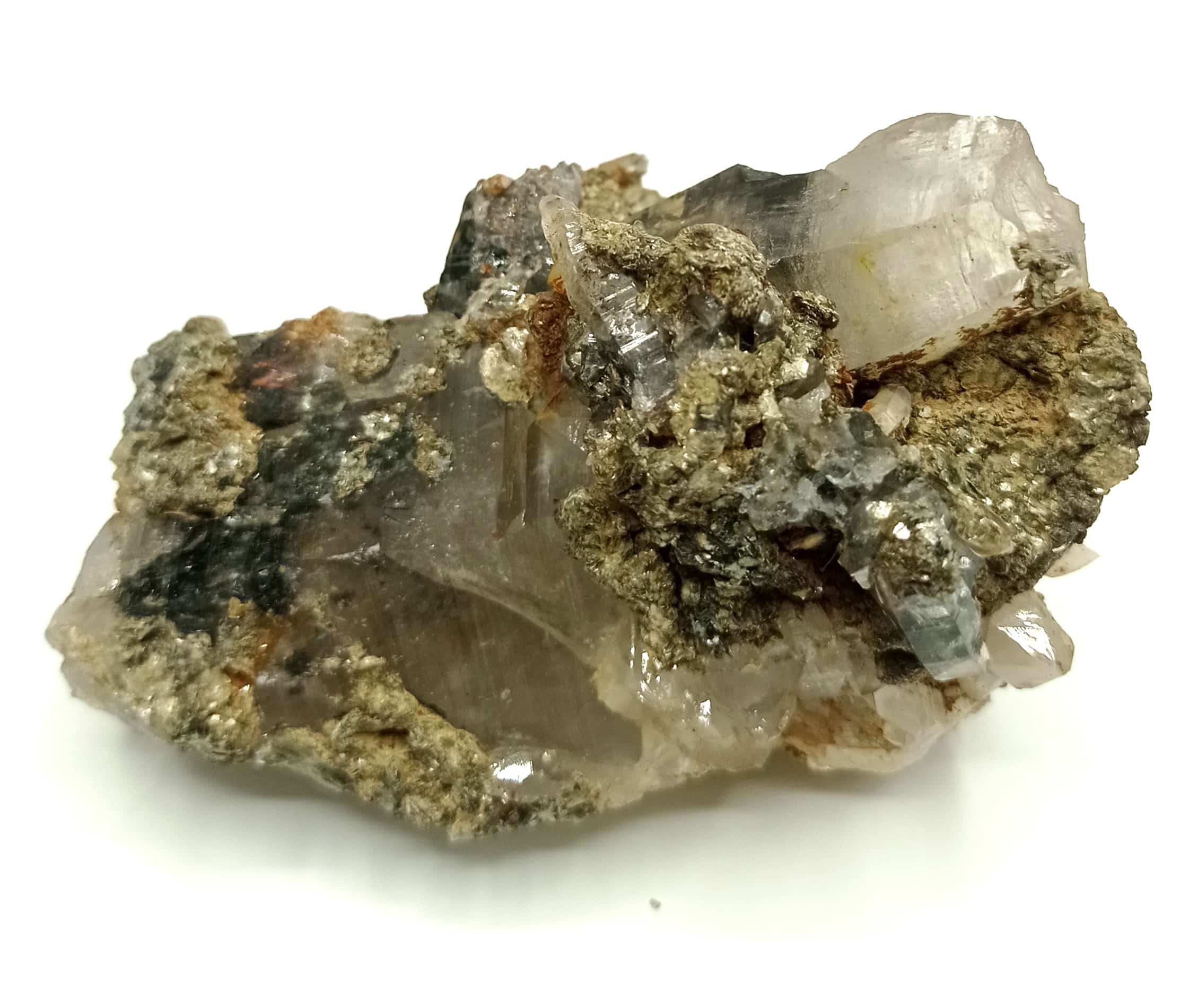 Quartz, Hématite et Clinochlore (Pennine), Suisse.