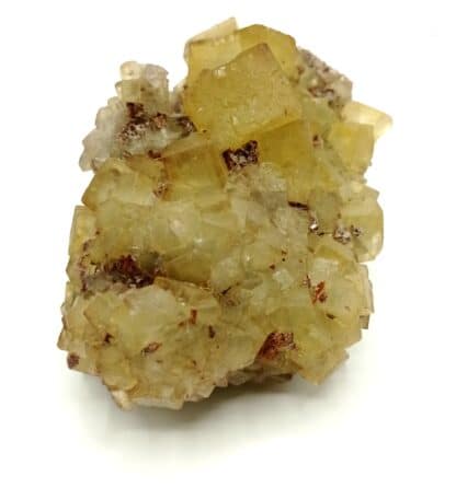 Fluorite maclée, Jorf, Drâa-Tafilalet, Maroc.