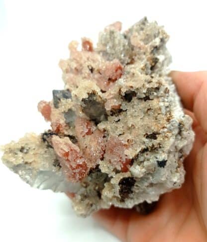 Inésite, Hubeite et Quartz, Hubei, Chine. – Image 9