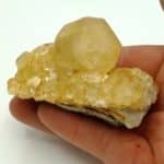 Calcite maclée, Landelies, Montigny-le-Tilleul, Hainaut, Belgique.