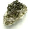Épidote et Quartz fumé, Tête de la Toura, Les Deux Alpes, Oisans, Isère.