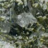 Épidote et Quartz fumé, Tête de la Toura, Les Deux Alpes, Oisans, Isère.