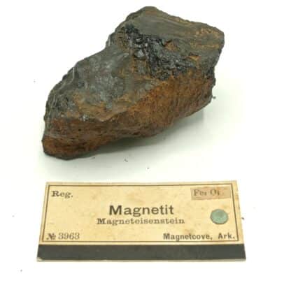 Magnétite, Magnet Cove, Arkansas, USA (États-Unis).