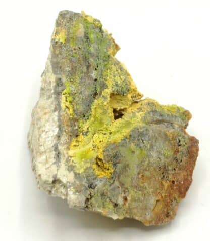 Pyromorphite jaune à verte, Nant, Millau, Aveyron.