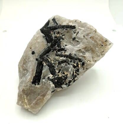 Schorl (Tourmaline), Beauchaud, Forez, Puy-de-Dôme, Auvergne.