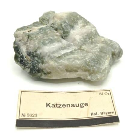 Katzeunauge (quartz Œil de Chat) Bavière, Allemagne.