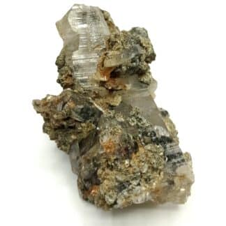 Quartz, Hématite et Clinochlore (Pennine), Suisse.