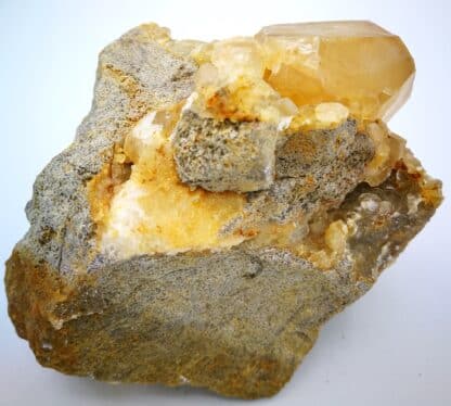 Calcite, carrière de Landelies, Belgique.