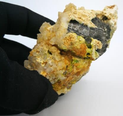 Galène, pyromorphite, l'Argentolle, Morvan.