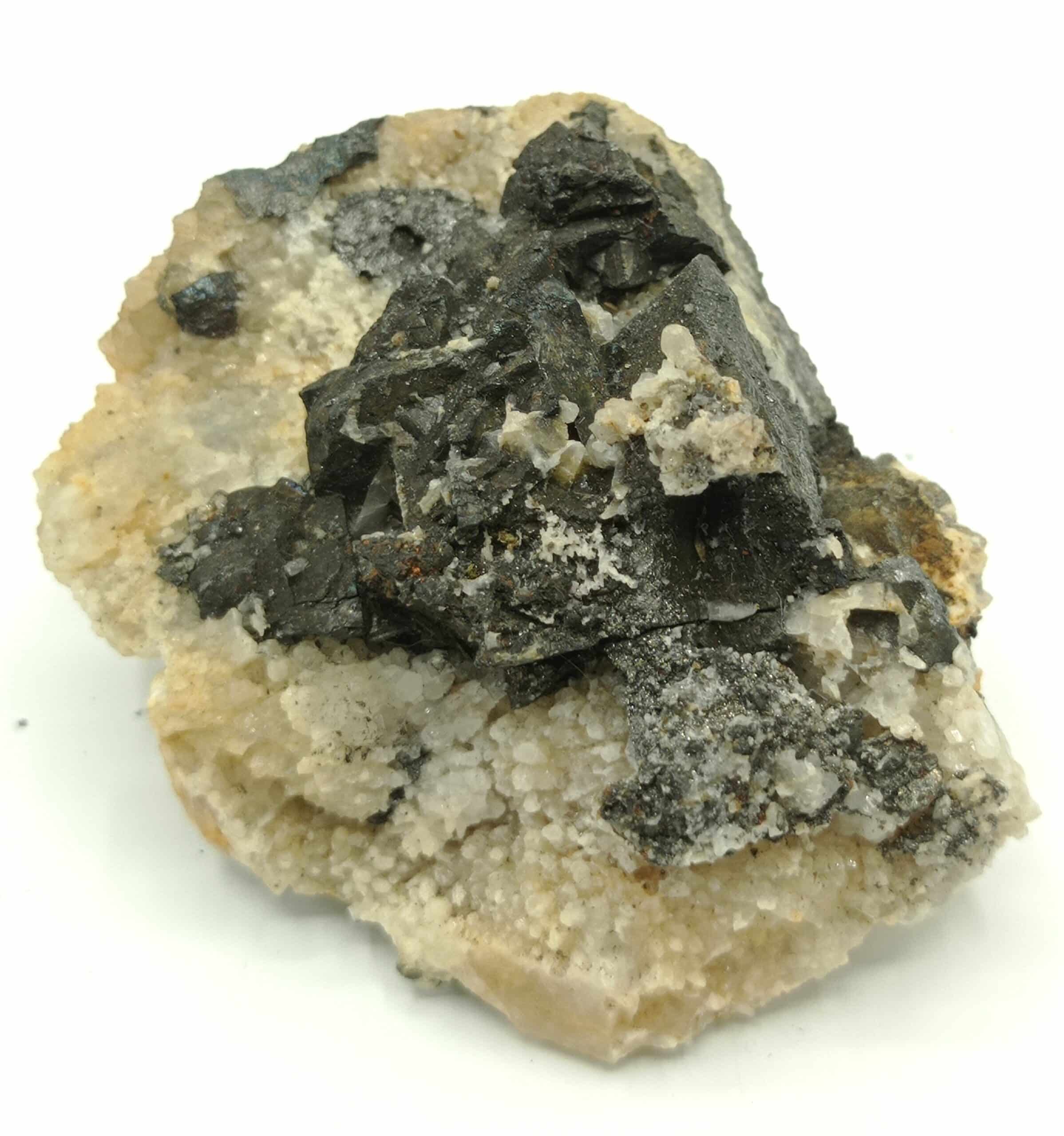 Tennantite et Löllingite, Grandes Haldes de Sainte-Marie-aux-Mines, Alsace.