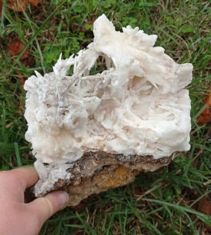 Aragonite, Salsigne, Aude.