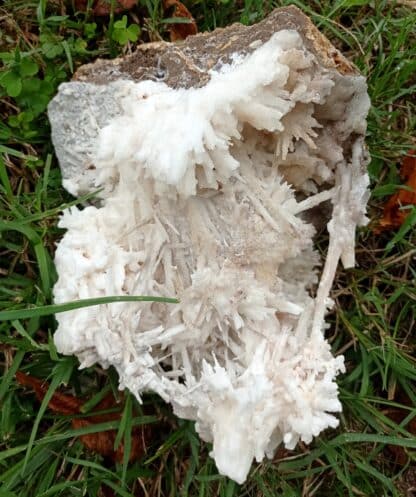 Aragonite, Salsigne, Aude.