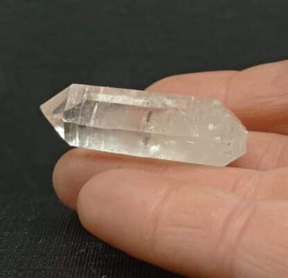 Quartz biterminé, La Mine à Giraud, La Gardette, Oisans, Isère.