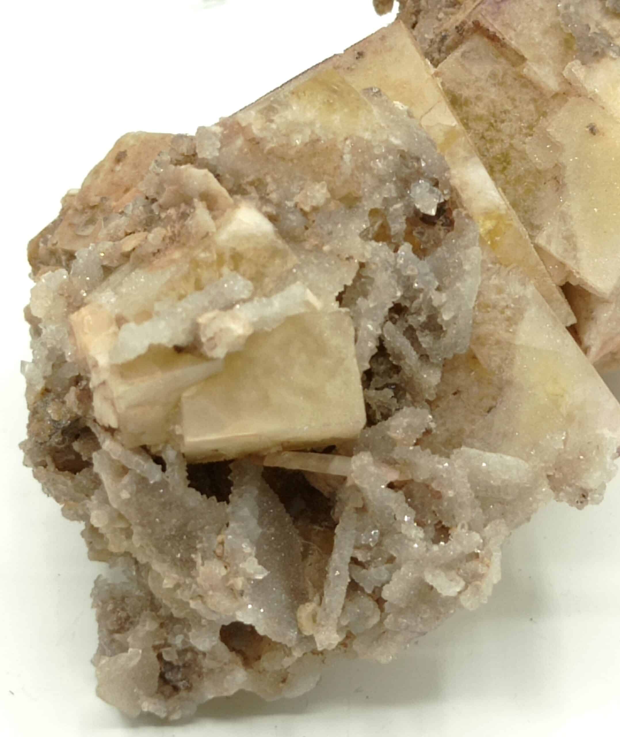 Fluorine, Baryte et Quartz, Lantigné, Rhône.