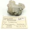 Adulaire et Chlorite, Val Tremola, Saint Gothard, Suisse.