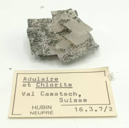 Adulaire et Chlorite, Val Casatsch, Suisse.