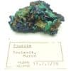 Azurite et Malachite, Touissit, Maroc.