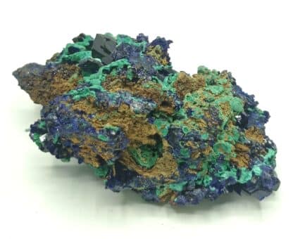 Azurite et Malachite, Touissit, Maroc.