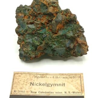 Nickelgymnit (Antigorite, Garniérite), Nouvelle-Calédonie.