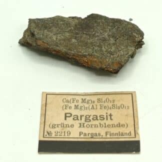 Pargasit (Pargasite), Pargas, Finnland (Finlande).