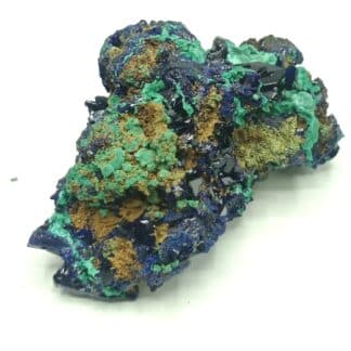 Azurite et Malachite, Touissit, Maroc.