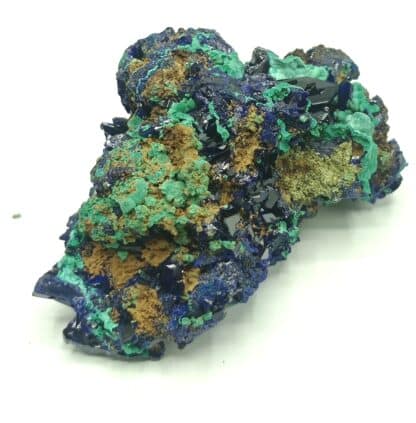 Azurite et Malachite, Touissit, Maroc.