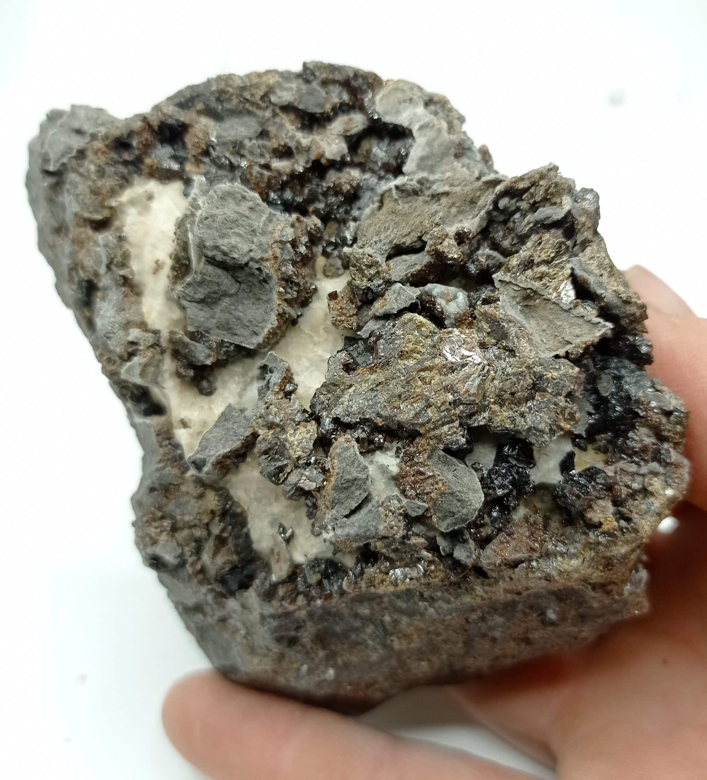 Sphalérite (Blende), Mine de Beauraing, Belgique.