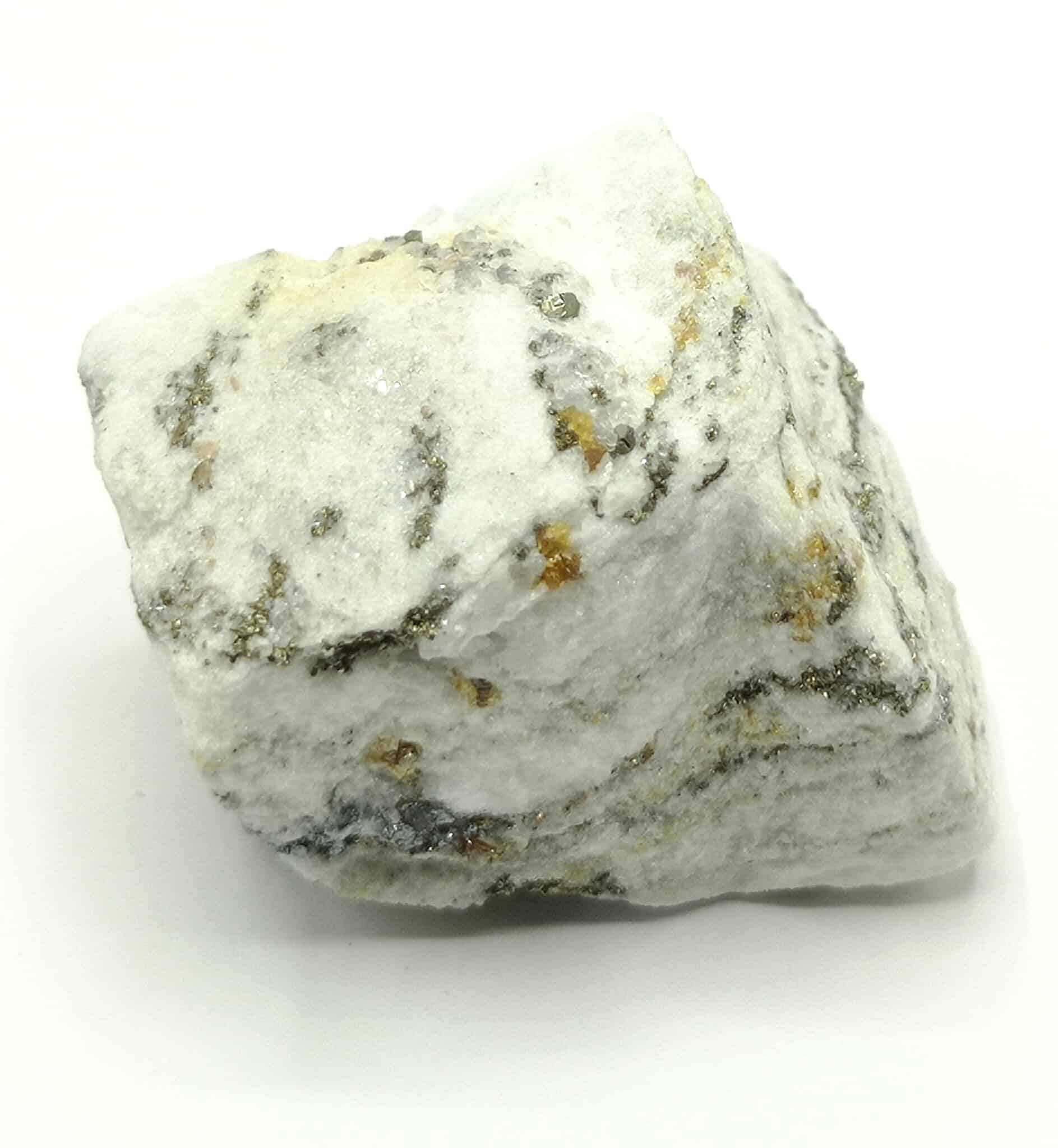 Sphalérite, Sulfosels et Pyrite, Carrière de Lengenbach, Valais, Suisse.