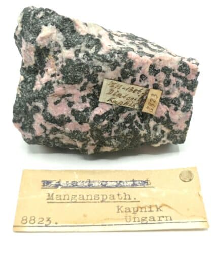 Rhodochrosite, Cavnic, Roumanie.