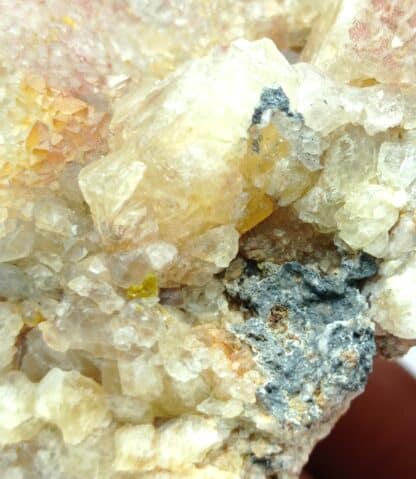 Fluorine, Quartz et Galène, Lantignié, Rhône.