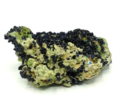 Azurite et Smithsonite, Tsumeb, Namibie.