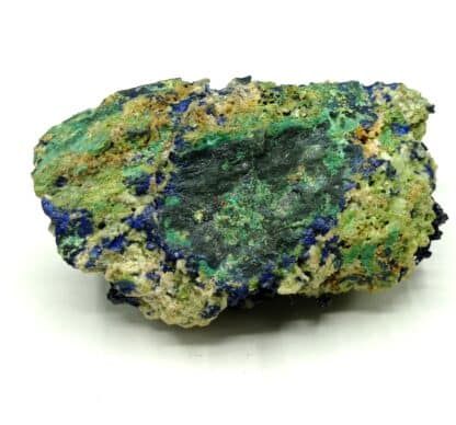 Azurite et Smithsonite, Tsumeb, Namibie.