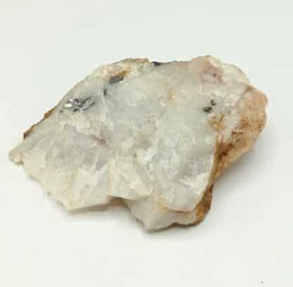 Wolfram sur Quartz, Mine de Montbelleux, Luitré, Ille-et-Vilaine, Bretagne.