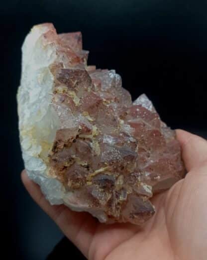 Quartz hématoïde, Argentolle, Saône-et-Loire, Morvan.