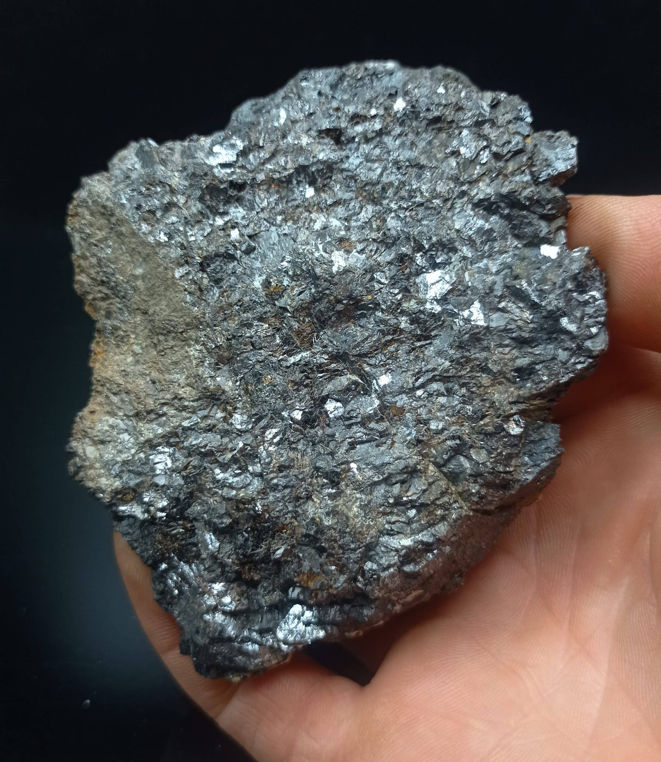 Blende (Sphalérite) cadmifère, Villefranche de Rouergue, Aveyron.