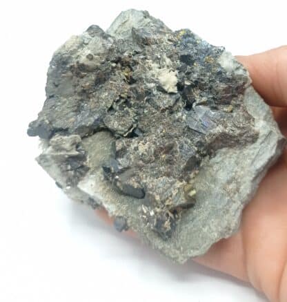 Galène, Blende et Chalcopyrite, Tunnel des Chavants, Les Houches, Haute-Savoie.