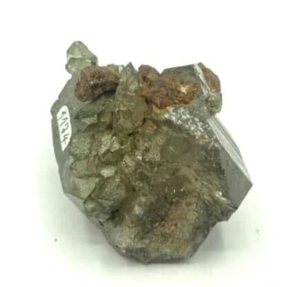 Pyrite et Quartz fumé, Talèfre, Massif du Mont Blanc, Haute-Savoie.