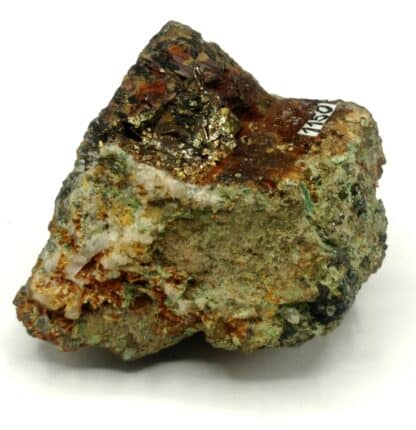 Chalcopyrite, Les Montées Pélissier, Les Houches, Haute-Savoie.