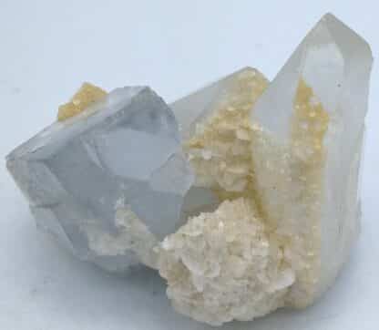 Fluorite, quartz, Yaogangxian, Chine.