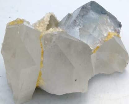 Fluorite, quartz, Yaogangxian, Chine.