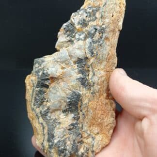 Wolframite, Les Montmins, Echassières, Allier.